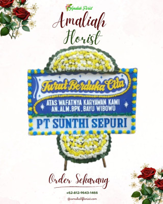 Papan Bunga Duka di Yosomulyo