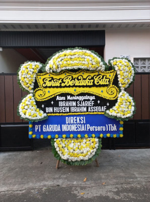 Papan Bunga Duka di Yosomulyo